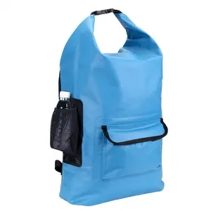 IPX6 PVC القماش المشمع حقيبة جافة جاف كيس 22L للماء حقيبة على ظهره ل التجديف ، قوارب ، الصيد ، تجمع