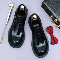 2025 chaussures habillées pour hommes en cuir de vachette véritable chic