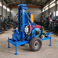 Foreuse rotative industrielle à moteur diesel pour puits d'eau, petite foreuse de puits pour l'irrigation agricole