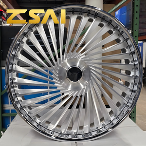 Jantes forgées 5x120 de 20, 21, 22, 23, 24 pouces, jantes de voiture à profil profond, jantes en aluminium de luxe avec rayons chromés, jantes en alliage pour Rolls <span class=keywords><strong>Royce</strong></span> - Product Image 1