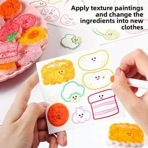 Hot Pot Bubble Squeeze Diy Plastic 3d Hanger Kleuterschool Doen Alsof Spelen Tekening Speelgoed Voor Stress Verlichting Kleuren Schilderen - Product Image 2