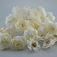 Fleurs en bois de sola de diffuseur de roseau d'hortensia en bois artificiel écologique