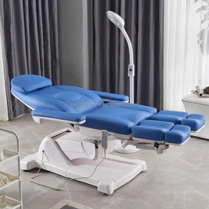 Elevador eléctrico ajustable, Podología médica, tratamiento de sofá, masaje de belleza Facial, cama de belleza de cuerpo completo plegable con Bas - Product Image 5