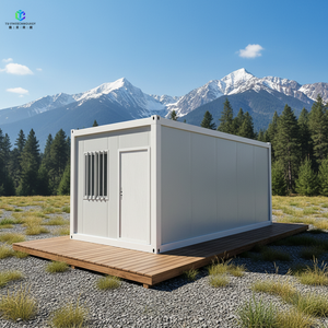 Unité mobile anti-corrosion de qualité supérieure pour le <span class=keywords><strong>stockage</strong></span> sur site de travaux extérieurs et la solution de logement des travailleurs – Maison préfabriquée en kit - Product Image 1