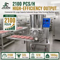 Machine automatique à shawarma JC avec composants PLC, haute rigidité, capacité de production de 2100 pièces/min/h, 380V