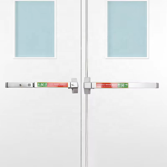 Commercial Emergency Escape Fireproof Door Push Bar Lock Alarm Device Exit Passage Door Panic Bar Lock