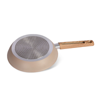 Ensemble de casseroles de cuisine en aluminium, induction, durable, revêtement céramique antiadhésif, avec couvercle en verre, logo personnalisé, poêle à frire