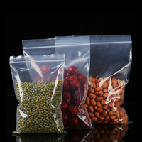 Petit mini sac en plastique refermable étanche à fermeture éclair avec logo personnalisé pour le stockage des aliments