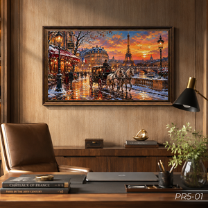 Pintura al Óleo de Paisaje Campestre Europeo Premium, Arte Decorativo Hecho a Mano para Pared, Vietnam OEM ODM PR5-01 - Product Image 2