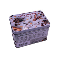 Boîte en fer blanc pour café Matcha et boîte en fer blanc pour stockage feuilles de thé poudre épices sucre métal conteneur hermétique organisateur cuisine
