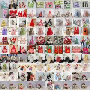 กระเป๋าถือแบบถักหนา กระเป๋าของขวัญแบบถัก กระเป๋าทรงถังแบบถัก กระเป๋าของขวัญ - Product Image 2