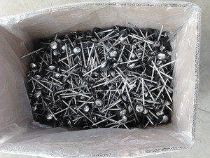 Kauçuk yapma makinesi bükülmüş kafa şemsiye çatı çivisi ile renk boyalı çatı standart galvanizli oluklu - Product Image 5