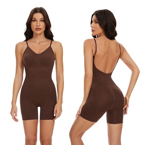 Body completo dimagrante da donna personalizzabile Logo adulto Spandex corsetto termico in Nylon biancheria intima di controllo addominale Sexy senza soluzione di continuità - Product Image 3