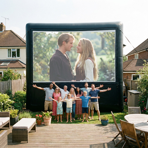 Pantalla Inflable Gigante para Proyector, Impermeable, de Tela Oxford y PVC, para Exteriores - Product Image 2