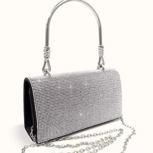 Glitter Rhinestone <strong>Clutch</strong> <strong>Bag</strong> <strong>for</strong> Women's <strong>Wedding</strong> and Evening Party Dress Classic Style <strong>for</strong> Bride and <strong>Guests</strong> - Product Image 6