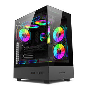 Casing <span class=keywords><strong>PC</strong></span> Berkualitas Tinggi untuk Desktop, Mendukung Motherboard <span class=keywords><strong>Micro</strong></span> <span class=keywords><strong>ATX</strong></span> dan ITX, Kaca Tempered, Casing <span class=keywords><strong>PC</strong></span> Gaming <span class=keywords><strong>ATX</strong></span> - Product Image 1
