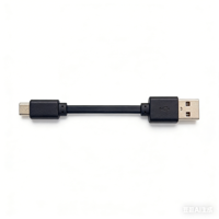 Câble de charge Micro USB court 2A en PVC pour batterie externe, ordinateur et écouteurs