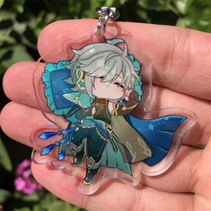 อะนิเมะ <span class=keywords><strong>genshin</strong></span> impact Wanderer kavh <span class=keywords><strong>Kirara</strong></span> alhaitham พวงกุญแจอะนิเมะเกมคอสเพลย์จี้ของขวัญตราสัญลักษณ์ - Product Image 5