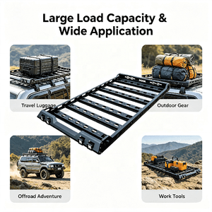 Plateforme de <span class=keywords><strong>toit</strong></span> robuste en acier allié 260801, <span class=keywords><strong>porte</strong></span>-bagages anti-corrosion pour SUV 4x4 tout-terrain - Product Image 5