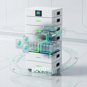 ระบบจัดเก็บพลังงานแสงอาทิตย์แบบไฮบริด AC รุ่น YE ซีรีส์ 5KW พร้อมอินเวอร์เตอร์ในตัว แบบเคลื่อนย้ายได้ด้วยล้อ สำหรับใช้ในครัวเรือน - Product Image 4