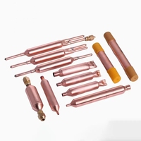 Filtre de congélateur en cuivre manuel B-25 25g L130 W24.5mm scellant pour onduleur climatiseur équipement de réfrigération réfrigérant maison