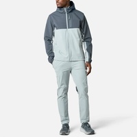 Ensemble de survêtement pour homme personnalisé, athlétique, pour la salle de sport, jogging, 2 pièces, poches, capuche réglable, survêtements pour homme
