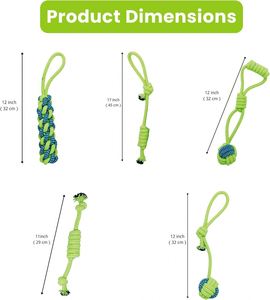 Juguete de Cuerda para Perro, Hilo Reflectante, Variedad de Opciones, Accesorios para Masticar, Juguete para Mascotas - Product Image 3