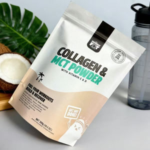 Bolsa de Mylar resellable impresa a medida para alimentos, bolsas para polvo seco, empaque para proteína de suero en polvo - Product Image 4