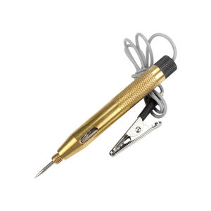Dc 6v 12v 24v dourado teste de circuito, luz de carro lâmpada, teste de voltagem, caneta de sonda, sistema de luz, lâmpada de teste - Product Image 1