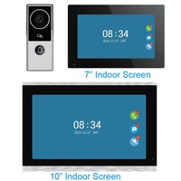 Sistema de Intercomunicación Inteligente para el Hogar SQ 2026 con Seguridad Tuya, para Villas, Compatible con Interruptor POE, Control Dual de Puerta y Portón