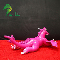 Jouet gonflable personnalisé Hongyi, dragon rose de dessin animé