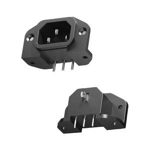 IEC320 PDU UPS <span class=keywords><strong>prise</strong></span> mâle C14 <span class=keywords><strong>prise</strong></span> de courant de <span class=keywords><strong>cuisine</strong></span> vis <span class=keywords><strong>d</strong></span>'entrée <span class=keywords><strong>d</strong></span>'appareil dans HUACONN HC-99 broche à <span class=keywords><strong>Angle</strong></span> droit <span class=keywords><strong>pour</strong></span> le montage de carte PCB - Product Image 1