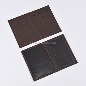 Porte-passeport <span class=keywords><strong>personnalisable</strong></span> avec logo d'avion et fente pour <span class=keywords><strong>carte</strong></span> Étui étanche en cuir PU pour passeport de voyage ultra mince - Product Image 5