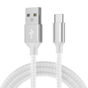 كابل بيانات USB-A إلى C من النوع C مجدول بطول 1 متر و2 متر و3 متر بقوة 10 واط مناسب للهواتف المحمولة وبنوك الطاقة - Product Image 4