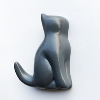 Breloques en résine en forme de chat, plusieurs poses, figurines abstraites de chatons pour la fabrication de porte-clés DIY, aimants de réfrigérateur, petites décorations d'intérieur, faible MOQ