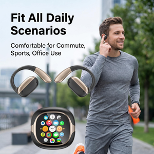 Nouveaux écouteurs traducteurs IA 2026 OWS à oreille ouverte avec étui à écran tactile LCD intelligent, écouteurs sans fil Bluetooth 5.4 - Product Image 4