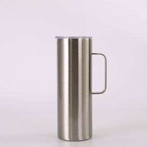 Tasse à café de bureau 20 oz avec isolation froide et poignée, mug à sublimation en acier inoxydable 304, tasse isotherme - Product Image 6