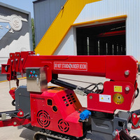 Grue araignée ZONGTU à prix d'usine, 5 tonnes, flèche télescopique, chenilles pliables, hauteur de levage max. 12 m, portée 2-12 m, personnalisable