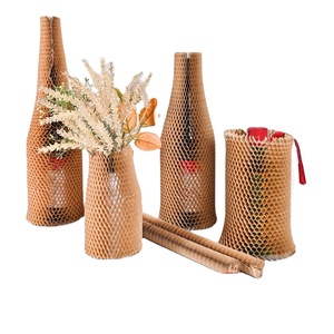 Eco-Friendly Biodegradable Recyclable Craft <strong>Paper</strong> Honeycomb <strong>Bubble</strong> Wrap Alternative Roll for Fragile Goods Shipping - Product Image 1