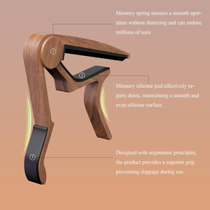Dedo Music Custom Logo Metal Capo en color palisandro para guitarras acústicas y eléctricas Precio competitivo para <span class=keywords><strong>Martin</strong></span> Ukulele - Product Image 3