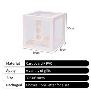 กล่องลูกโป่งขายส่งสำหรับงานวันเกิด กล่องของขวัญลูกโป่ง PVC ลายตัวอักษรคำว่ารัก สำหรับธุรกิจ - Product Image 2