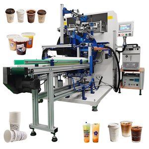 Impresora de Pantalla Automática de Alta Velocidad para la Industria del Vidrio, Vasos de Papel, Envases de PET y PP, Impresión a un Solo Color - Product Image 1