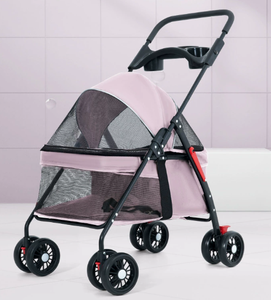 यात्रा रोमांच के लिए पोर्टेबल फोल्डेबल आउटडोर स्टूलर वाटरप्रूफ बिल्ली और कुत्ते वाहक - Product Image 4