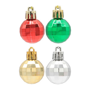 Nuevo Producto: Adorno Navideño de Bola con Forma de Diamante a Cuadros de 3 cm para Decoración de Árboles de Navidad y como Regalo Navideño - Product Image 1