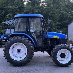 Tractor 4x4 <span class=keywords><strong>de</strong></span> 70HP <span class=keywords><strong>New</strong></span> <span class=keywords><strong>Holland</strong></span> SNH704 en Venta, Tractor <span class=keywords><strong>de</strong></span> 70HP con Cabina y Aire Acondicionado, Tractor Agrícola <span class=keywords><strong>New</strong></span> <span class=keywords><strong>Holland</strong></span> TT75 Usado en Buen Estado - Product Image 5