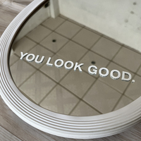 Adesivo in PVC Personalizzato di Alta Qualità, Rimovibile, Motivazionale e Ispirazionale, Adesivo per Specchio per Bagno e Salone