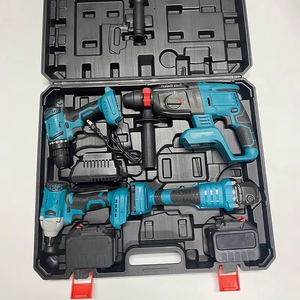 Meilleure Offre - <span class=keywords><strong>Outils</strong></span> Électriques Sans Fil Certifiés de Qualité MKT - Ensemble de 5 Kits - Batterie au Lithium 20V/21V - Boîtier Rigide - Usage Professionnel - Product Image 6
