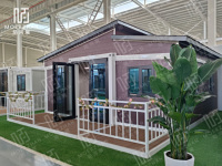 Maison conteneur préfabriquée pliable de luxe à 3 chambres, 20 pieds, à vendre à prix abordable