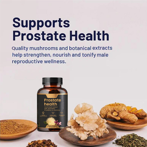 Complément alimentaire pour la santé de la prostate OEM, 90 capsules, soutient la fonction de la prostate, mélange de palmier nain et de champignons, 10 herbes, vitamines - Product Image 3