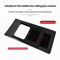 Ensemble de fenêtre coulissante manuelle de porte centrale de voiture avec panneau de commande pour Mercedes Benz Classe V Vito W447 Accessoires automobiles